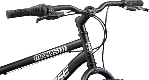 Mongoose Malus Mens and Women Fat Tire Mountain Bike, 26-Inch Bicycle Wheels, 4-Inch Wide Knobby Tires, Steel Frame, 7 Speed Drivetrain, Shimano Rear Derailleur, Disc Brakes - Image 3