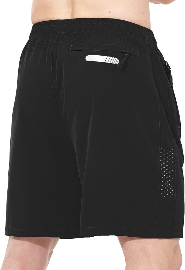 Men's Athletic Running Shorts Quick Dry Workout Shorts 7"/ 5"/ 9" Lightweight Sports Gym Basketball Shorts Hiking - Image 3