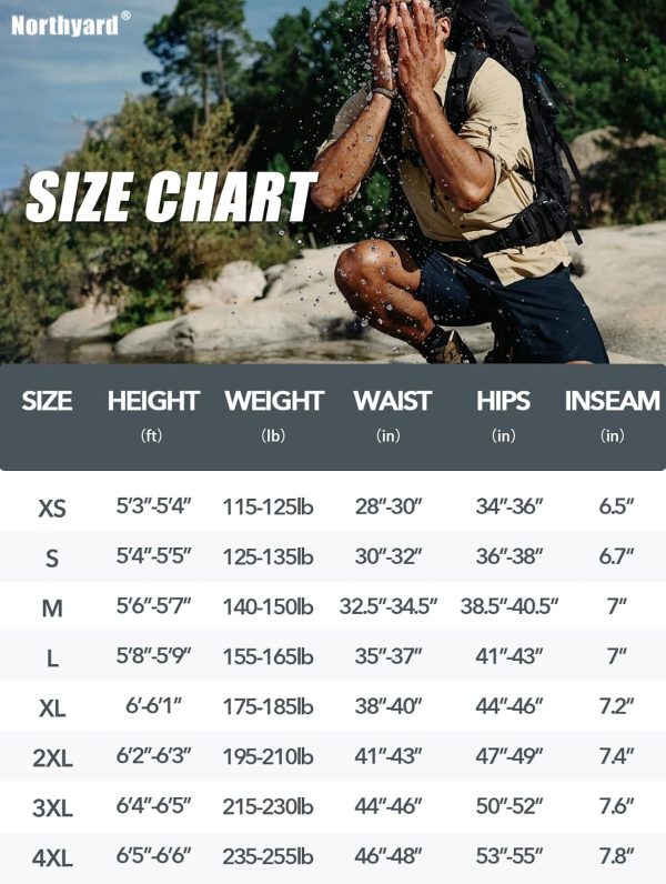 Men's Athletic Running Shorts Quick Dry Workout Shorts 7"/ 5"/ 9" Lightweight Sports Gym Basketball Shorts Hiking - Image 6